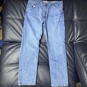 Wrangler Men's‎ Straight Jeans Blue Denim Regular Fit Flex Stretch Western 40x32